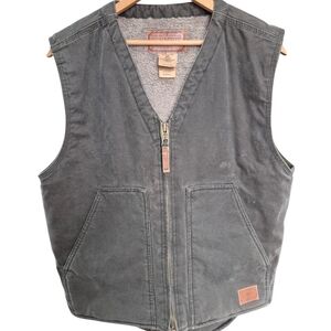 CE Schmidt Olive Green Utility Vest, Medium